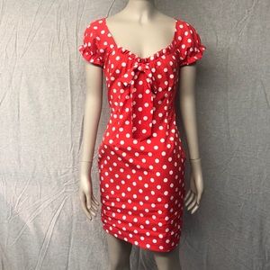 Red Polka Dot Dress  NWT